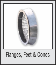 Accessories – Flanges, Feet & Cones