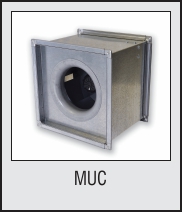 Inline Centrifugal Fans MUC