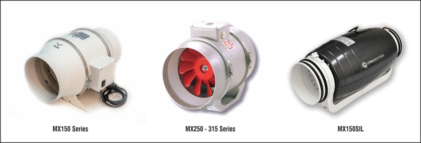 Inline Mix Flow Fans