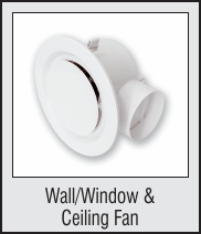 Wall/Window & Ceiling Fans